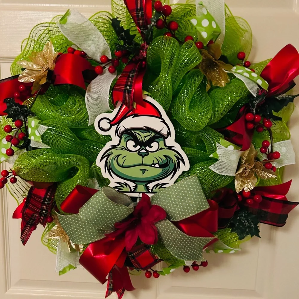 Grinch wreath